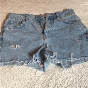 Top shop mom jean short 25